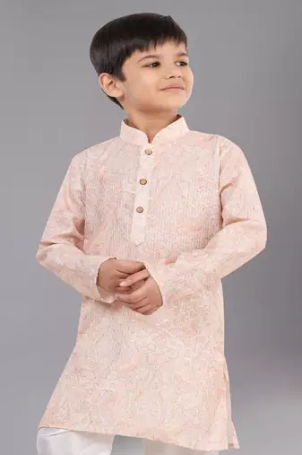 Mono Fabric-Polystar Boy's Kurta Pyjama