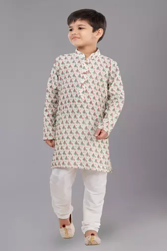 Mono Fabric-Polystar Boy's Kurta Pyjama