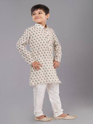 Mono Fabric-Polystar Boy's Kurta Pyjama 3
