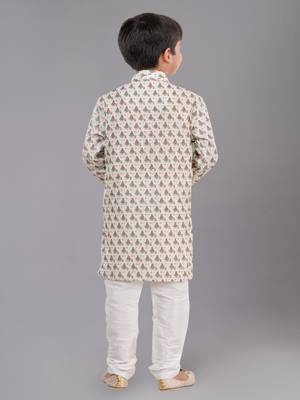Mono Fabric-Polystar Boy's Kurta Pyjama 4