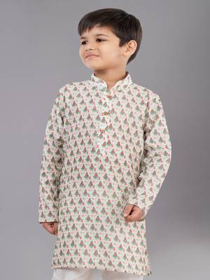 Mono Fabric-Polystar Boy's Kurta Pyjama 5