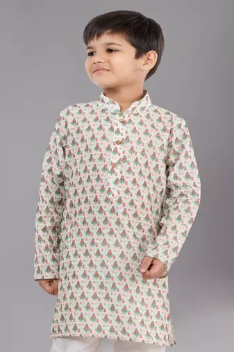 Mono Fabric-Polystar Boy's Kurta Pyjama