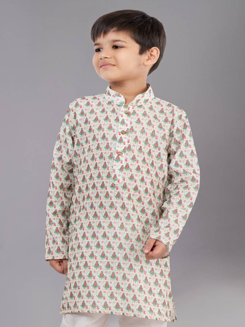 Mono Fabric-Polystar Boy's Kurta Pyjama