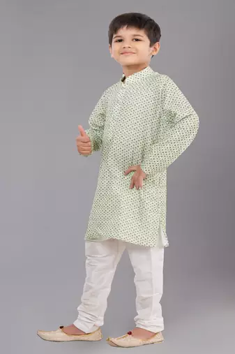 Mono Fabric-Polystar Boy's Kurta Pyjama