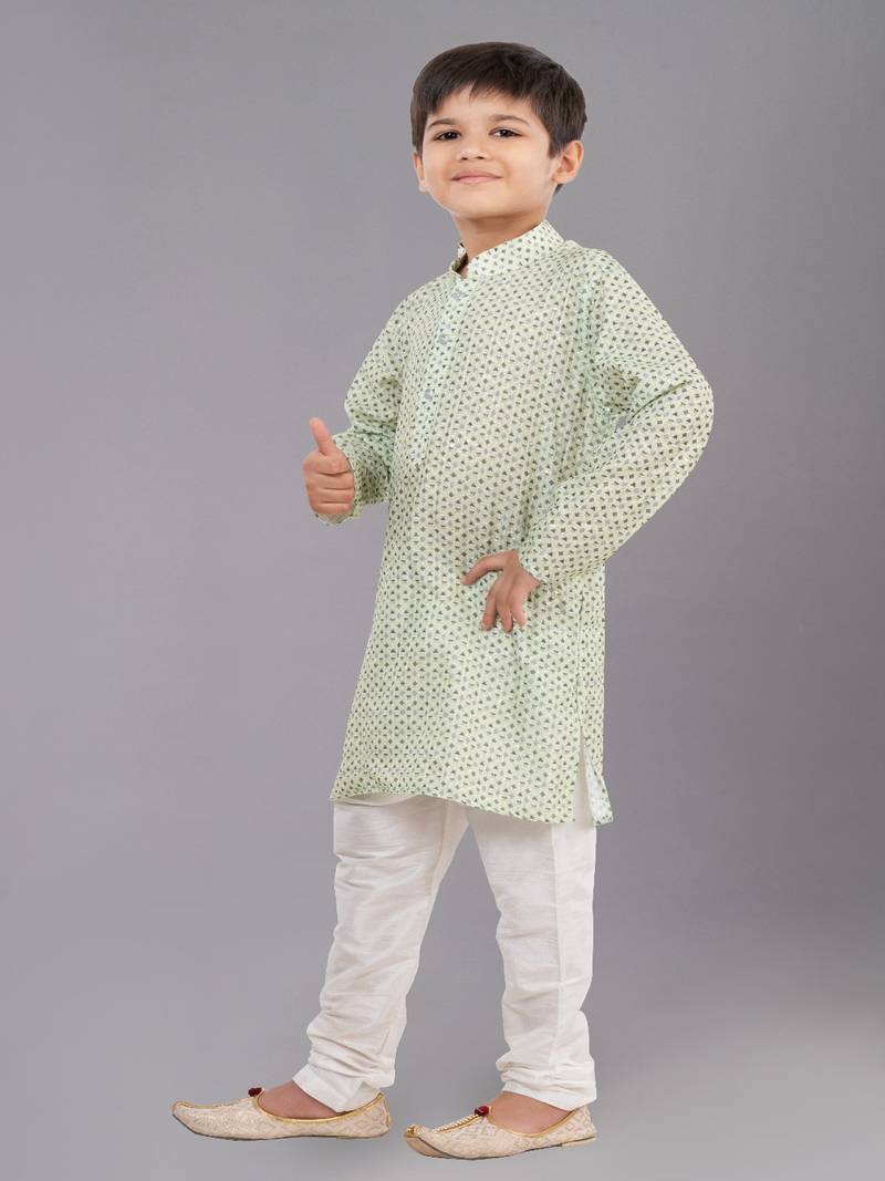 Mono Fabric-Polystar Boy's Kurta Pyjama