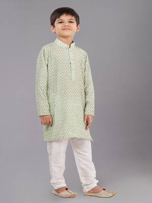 Mono Fabric-Polystar Boy's Kurta Pyjama 3