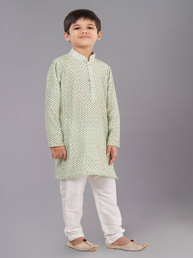 Mono Fabric-Polystar Boy's Kurta Pyjama