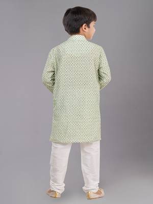 Mono Fabric-Polystar Boy's Kurta Pyjama 4