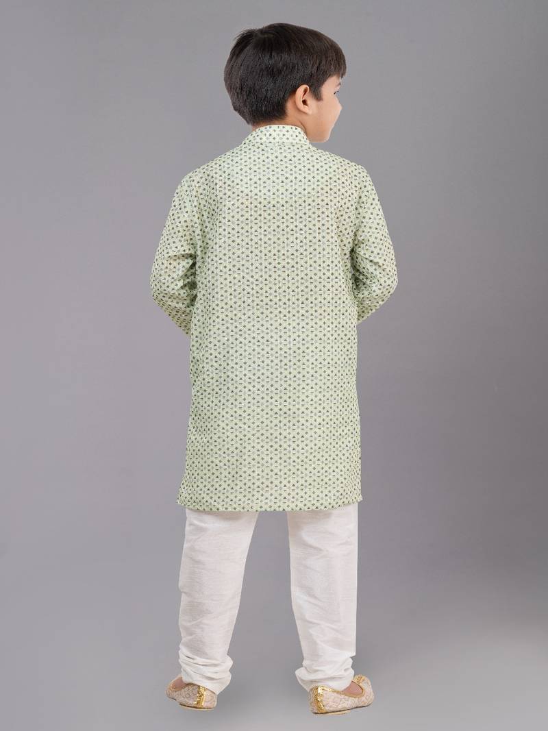 Mono Fabric-Polystar Boy's Kurta Pyjama