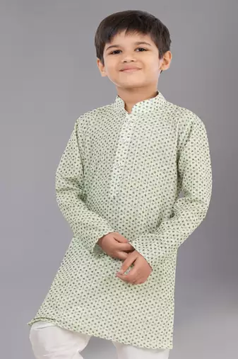 Mono Fabric-Polystar Boy's Kurta Pyjama