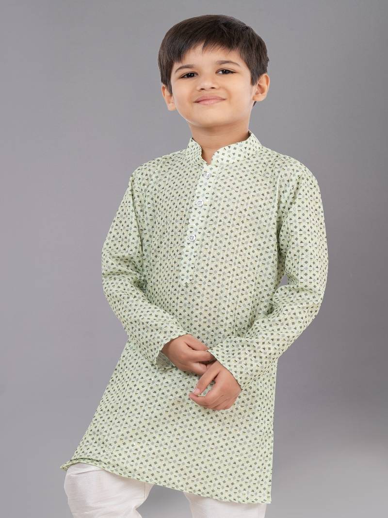 Mono Fabric-Polystar Boy's Kurta Pyjama