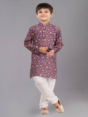 Mono Fabric-Polystar Boy's Kurta Pyjama 1