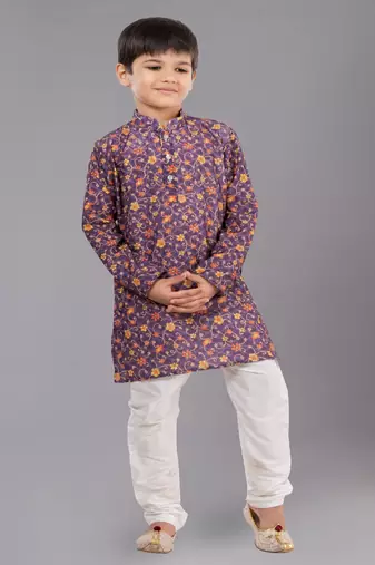 Mono Fabric-Polystar Boy's Kurta Pyjama