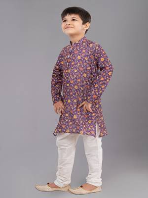 Mono Fabric-Polystar Boy's Kurta Pyjama 3