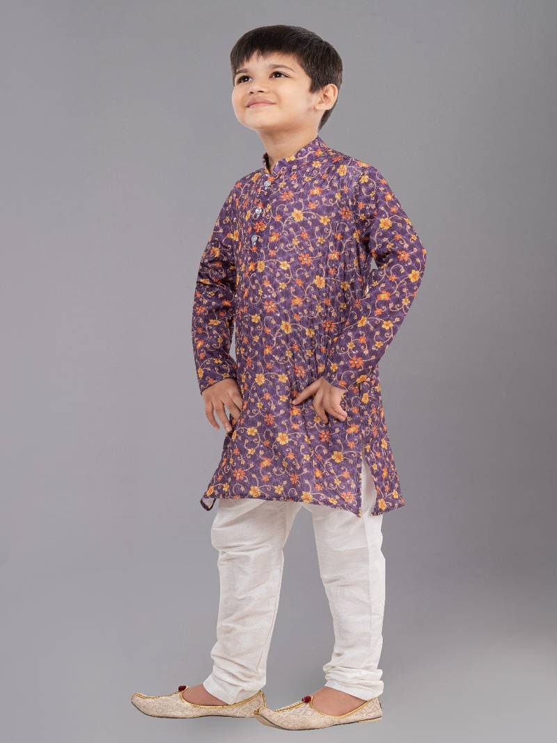 Mono Fabric-Polystar Boy's Kurta Pyjama