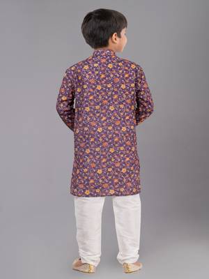 Mono Fabric-Polystar Boy's Kurta Pyjama 4