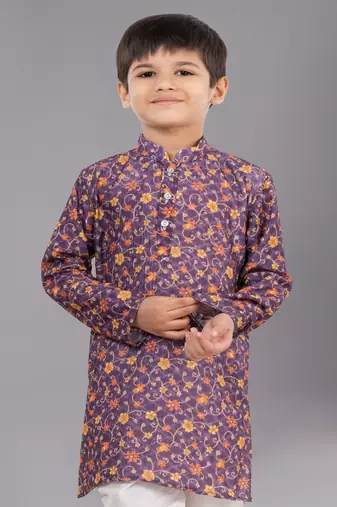 Mono Fabric-Polystar Boy's Kurta Pyjama