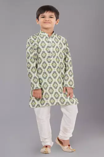 Mono Fabric-Polystar Boy's Kurta Pyjama