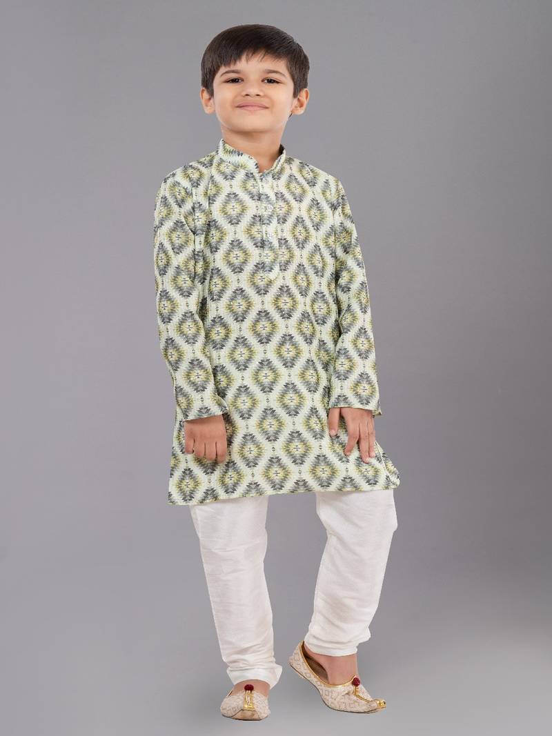 Mono Fabric-Polystar Boy's Kurta Pyjama