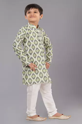 Mono Fabric-Polystar Boy's Kurta Pyjama