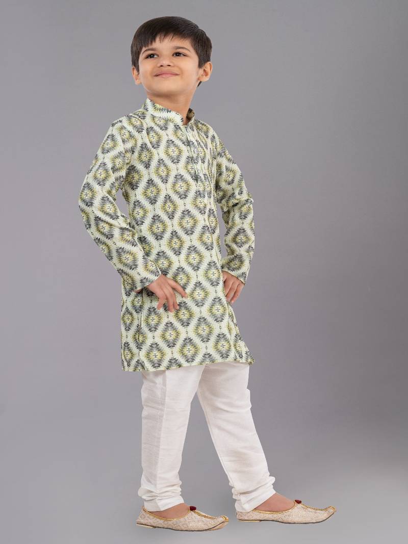 Mono Fabric-Polystar Boy's Kurta Pyjama