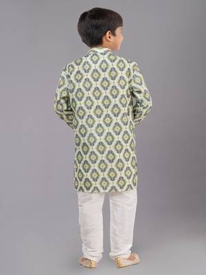 Mono Fabric-Polystar Boy's Kurta Pyjama 4