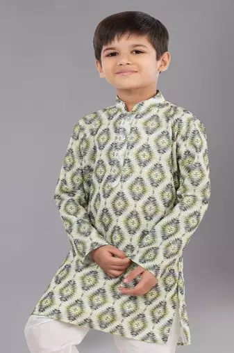 Mono Fabric-Polystar Boy's Kurta Pyjama