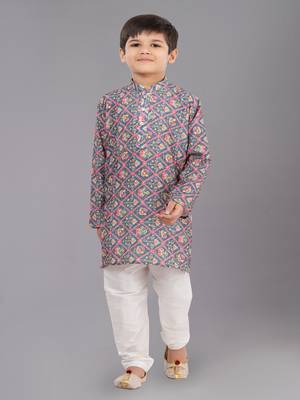 Mono Fabric-Polystar Boy's Kurta Pyjama 1