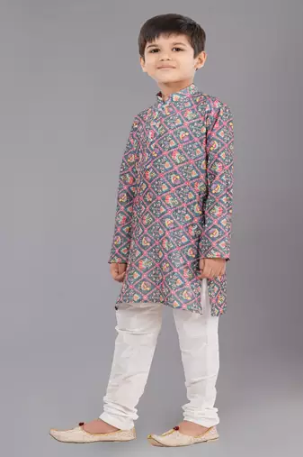Mono Fabric-Polystar Boy's Kurta Pyjama