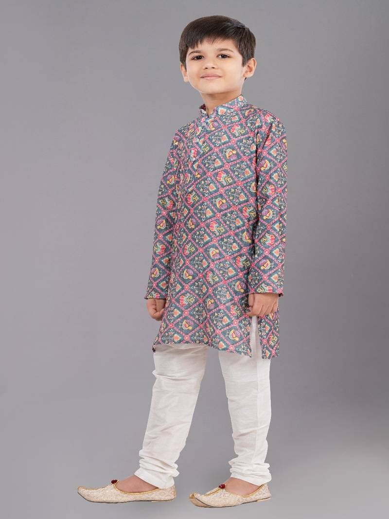 Mono Fabric-Polystar Boy's Kurta Pyjama