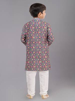 Mono Fabric-Polystar Boy's Kurta Pyjama 4