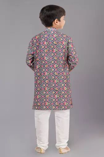Mono Fabric-Polystar Boy's Kurta Pyjama