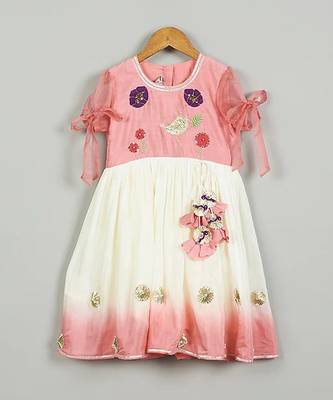 Pink shaded dress 2