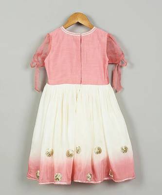 Pink shaded dress 3