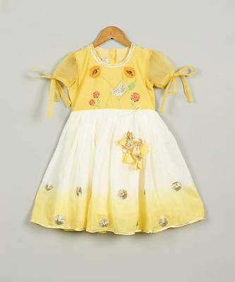 Yellow shaded dress 2