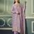 Violet Silk Straight Suit For Women Ethnic Wear