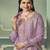 Violet Silk Straight Suit For Women Ethnic Wear