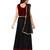 Aarika girls maroon-black lehenga choli set
