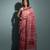 Geroo Jaipur Pink Pure Chanderi Hand Block Printed Ghicha Border Saree
