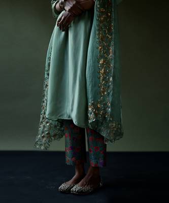 Green Kurta Set 2