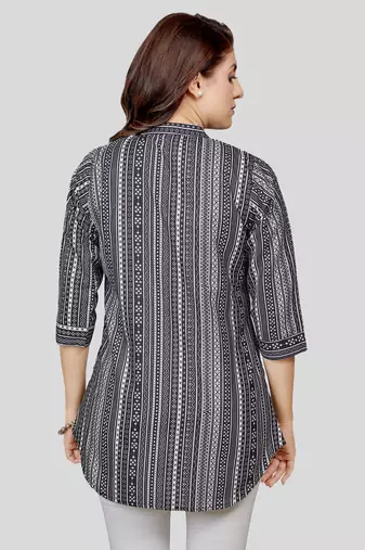  cotton blend printed short kurti