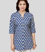 Saree swarg crepe printed short kurti