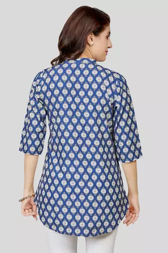 Saree swarg crepe printed short kurti