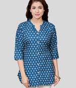 Saree swarg crepe printed short kurti