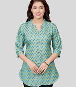 Saree swarg crepe printed short kurti