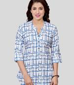Saree swarg crepe printed short kurti
