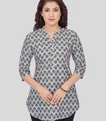 Saree swarg crepe printed short kurti