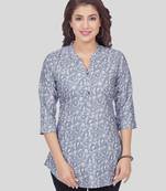 Saree swarg crepe printed short kurti
