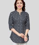 Saree swarg crepe printed short kurti