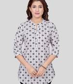 Saree swarg crepe printed short kurti